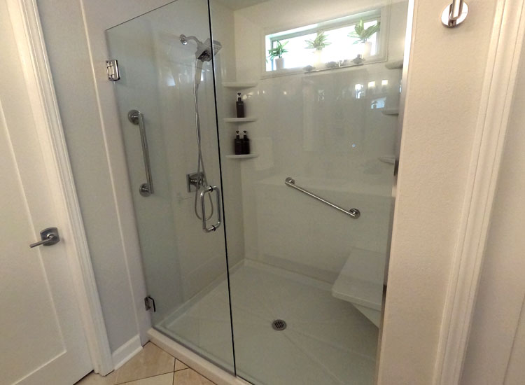 Barrier-Free Showers